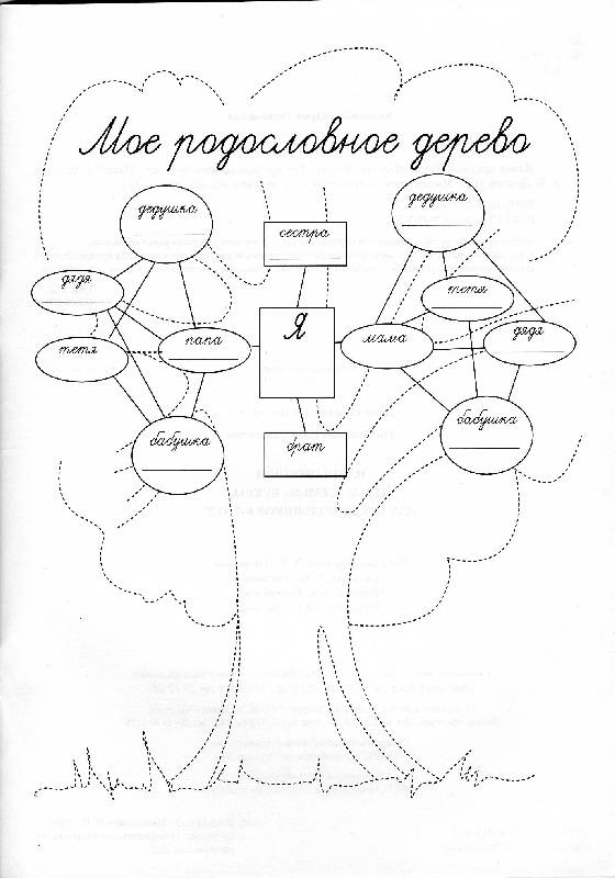 Родословная раскраски Родословная раскраски