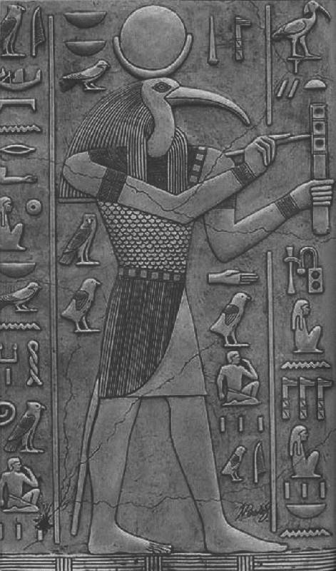 Тота - палетка писца и анкх. Египетский бог высшей магии, маниф…