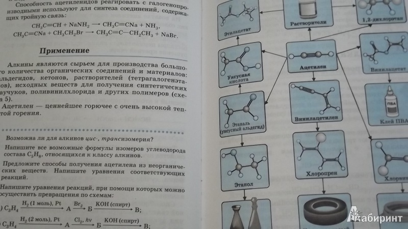 Решебник по химии 10 класс новошинский профильный уровень