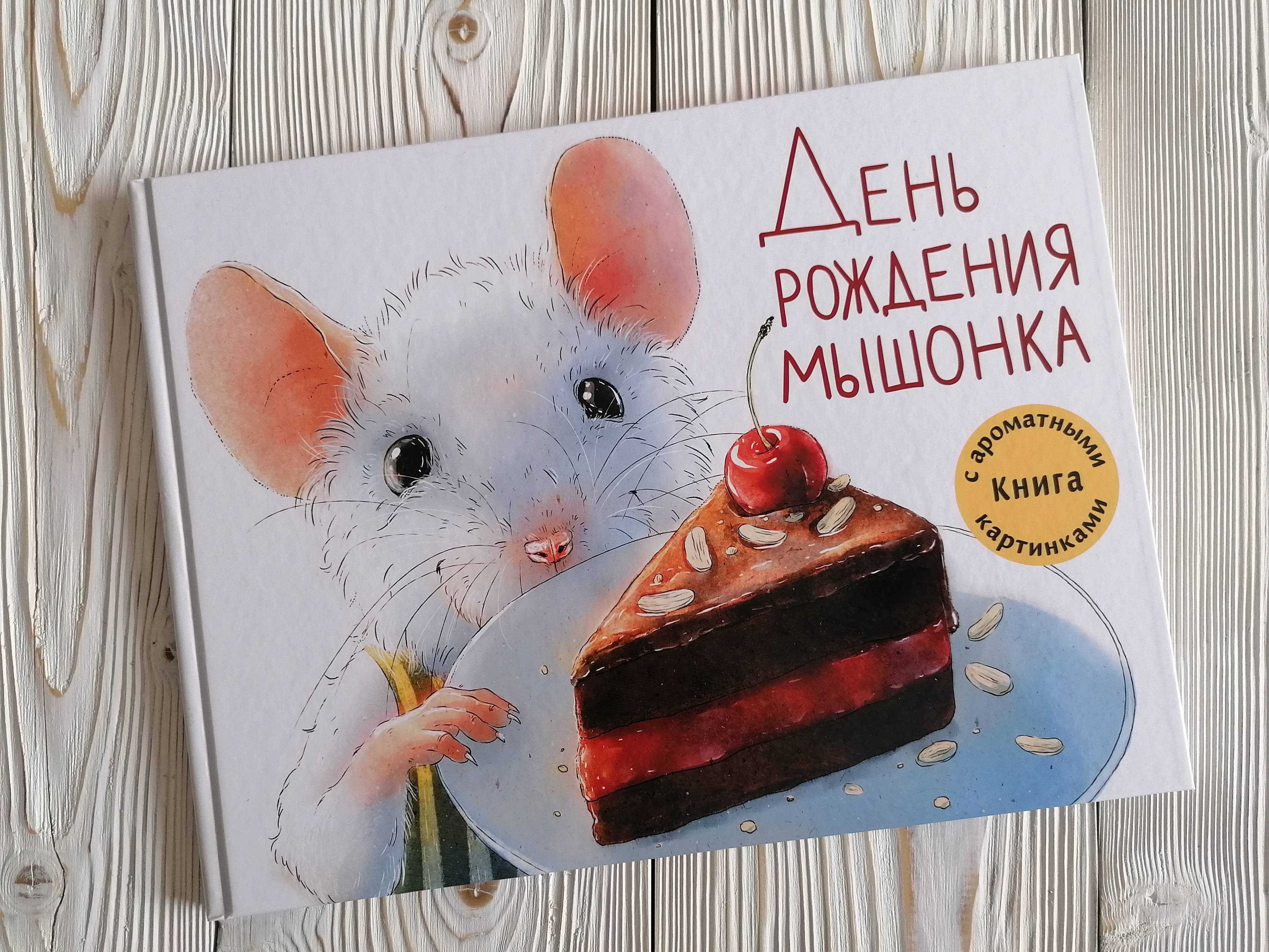 День рождения мышонка книга с ароматными картинками