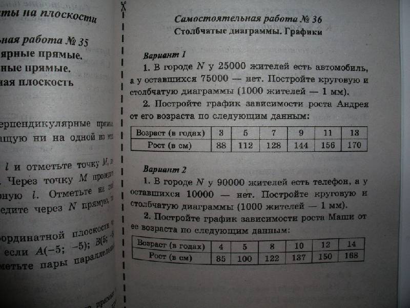 Диаграммы практическая работа 6 класс