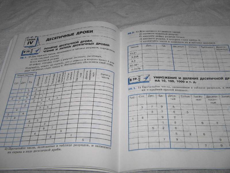 Решебник по математике 5 класса рабочей тетради часть 1 зубарева