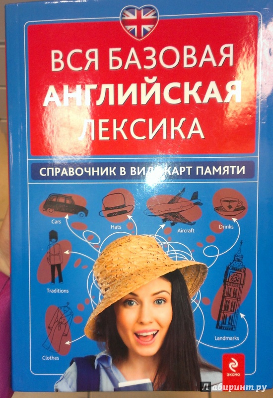 Вся базовая английская лексика справочник в виде карт памяти