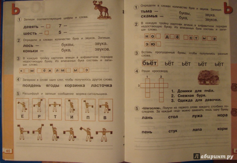 Решебник Рабочая Тетрадь К Букварю 1 Класс Андрианова Ответы - Prakard