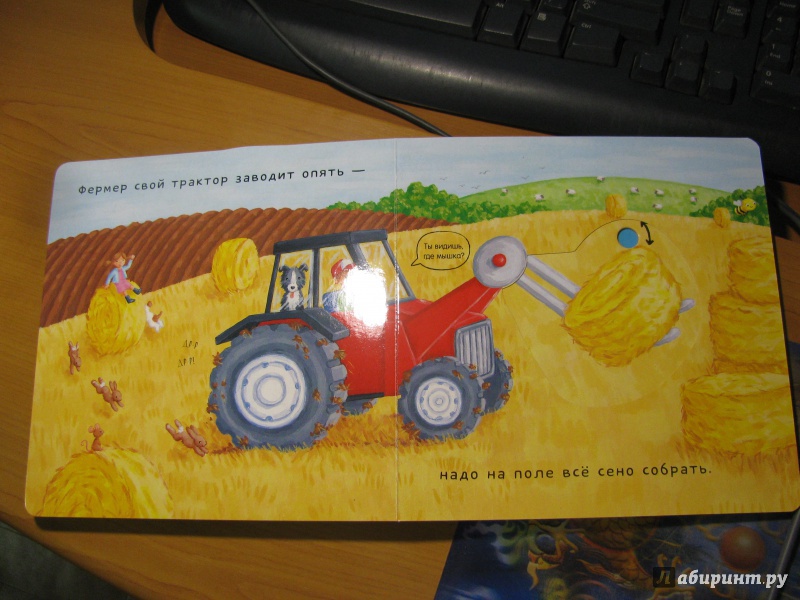 Иллюстрация 7 из 16 для На ферме. Книжка с движущимися элементами | Лабиринт - книги. Источник: Караник Лариса Анатольевна