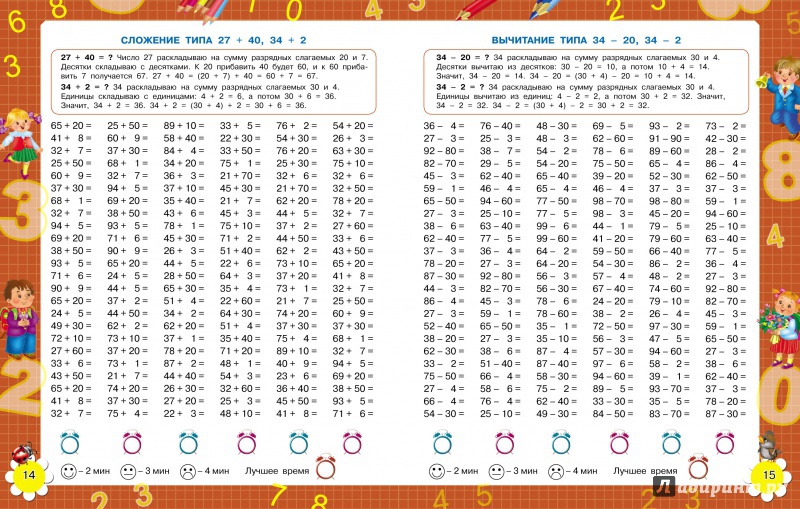 Решения математика 2 3. Тренажер по математике 2 класс в пределах 100. Тренажер сложение и вычитание двузначных чисел 1 класс. Примеры для 1-2 класса по математике на сложение и вычитание. Сложение и вычитание двузначных чисел тренажер.