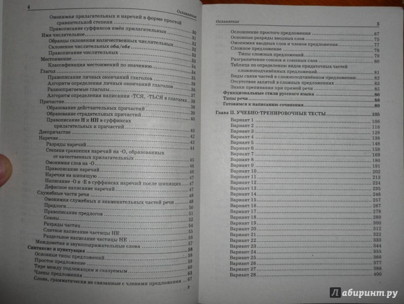 Тесты по русскому языку под редакцией сениной 8 класс ответы