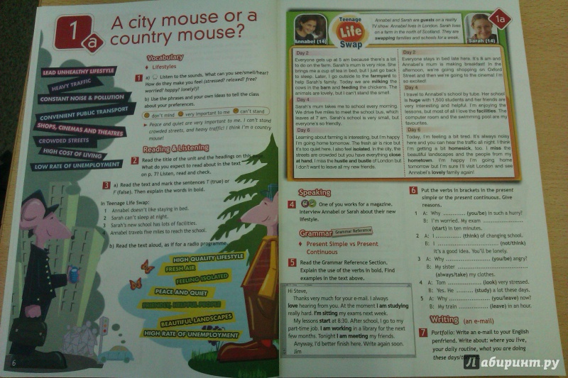 a city mouse or a country mouse 7 класс учебник