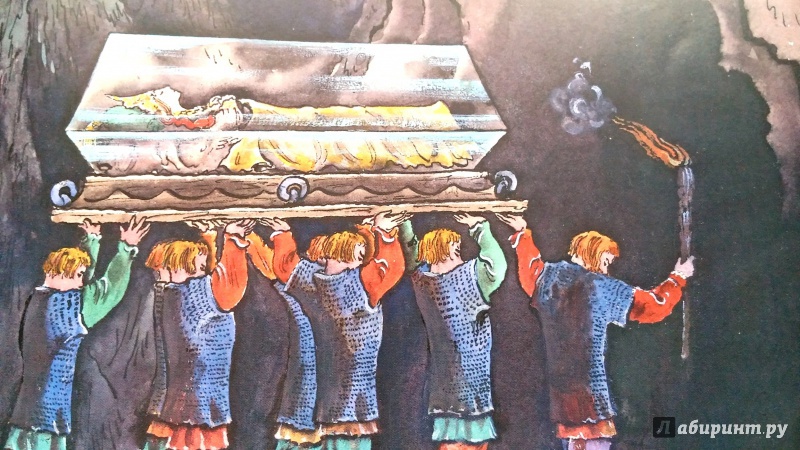 Сказка о мертвой царевне и о семи богатырях читать текст полностью с картинками