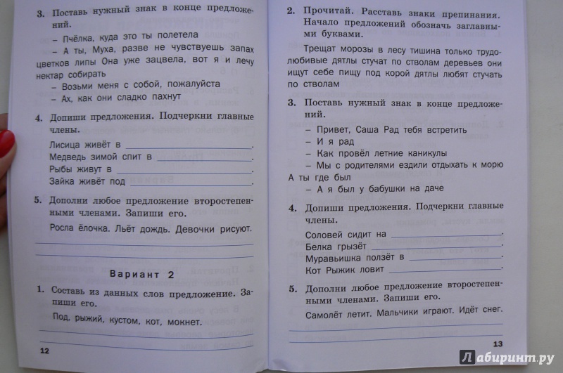 Урок русского языка 2 класс по фгос