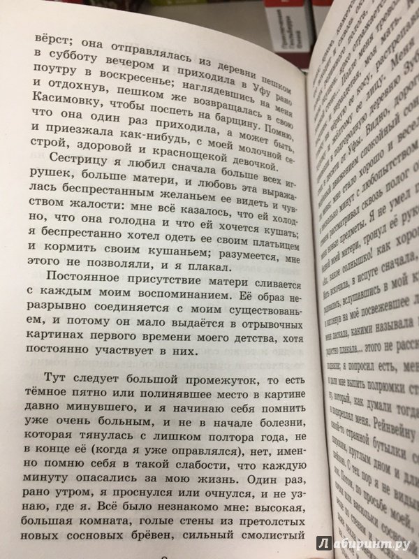 Детские годы багрова внука план рассказа