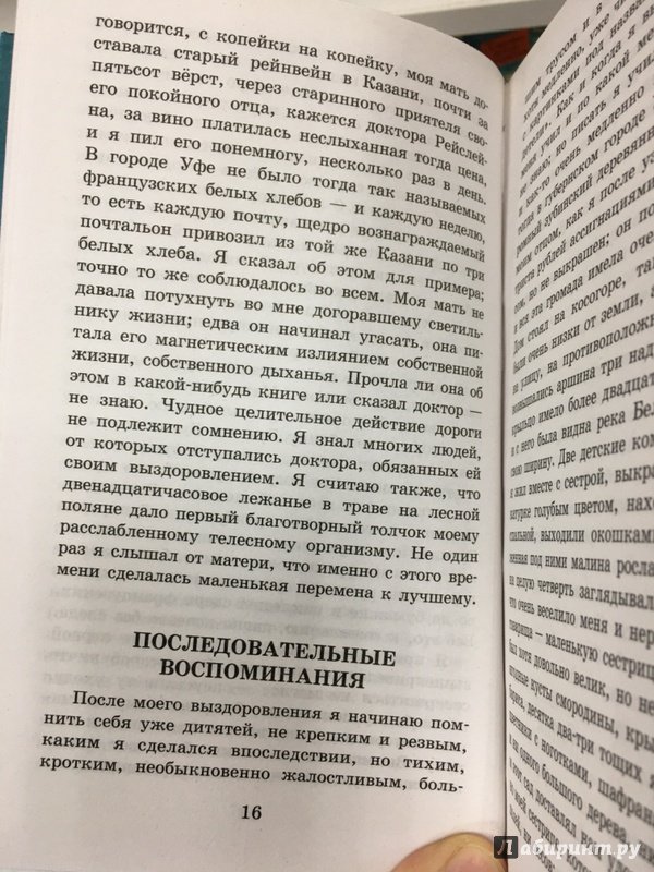 Детские годы багрова внука план рассказа