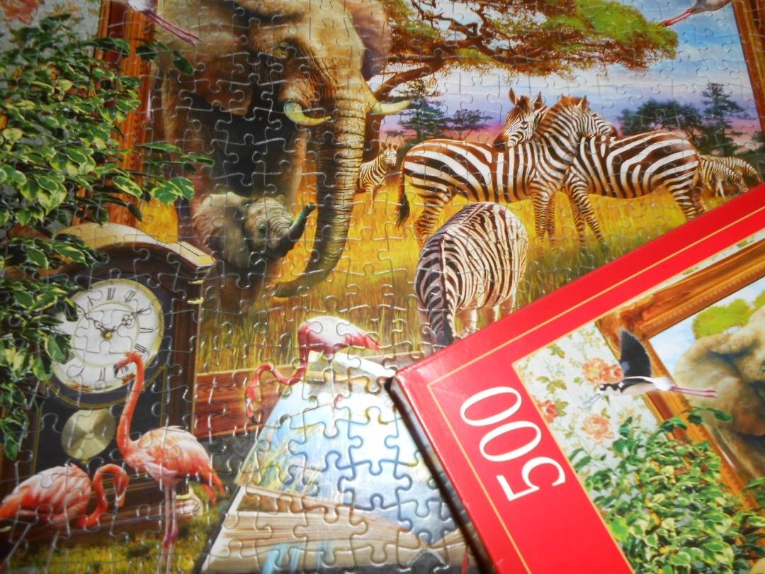 Puzzle art collection 2000 лев схема