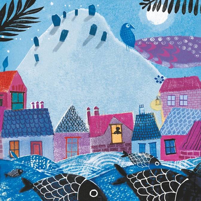 Летающие рыбы и кот, играющий на скрипке: волшебные миры Матильды Вудс