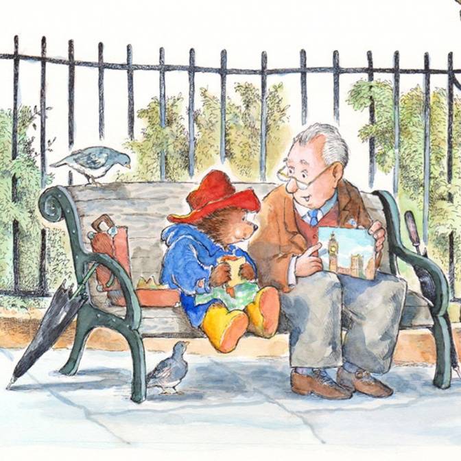 Майкл Бонд и его герой: медвежонок, покоривший мир