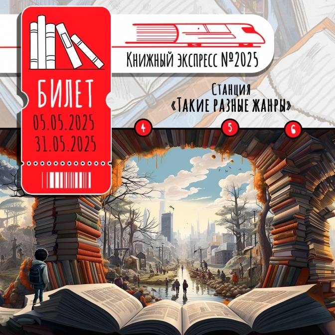 Книжный экспресс №2025: такие разные жанры