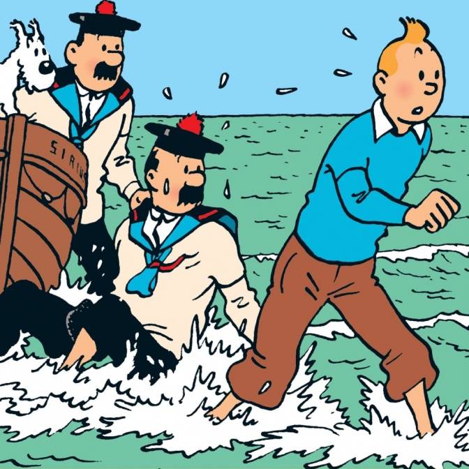 Приключения Тинтина: у истока европейских комиксов