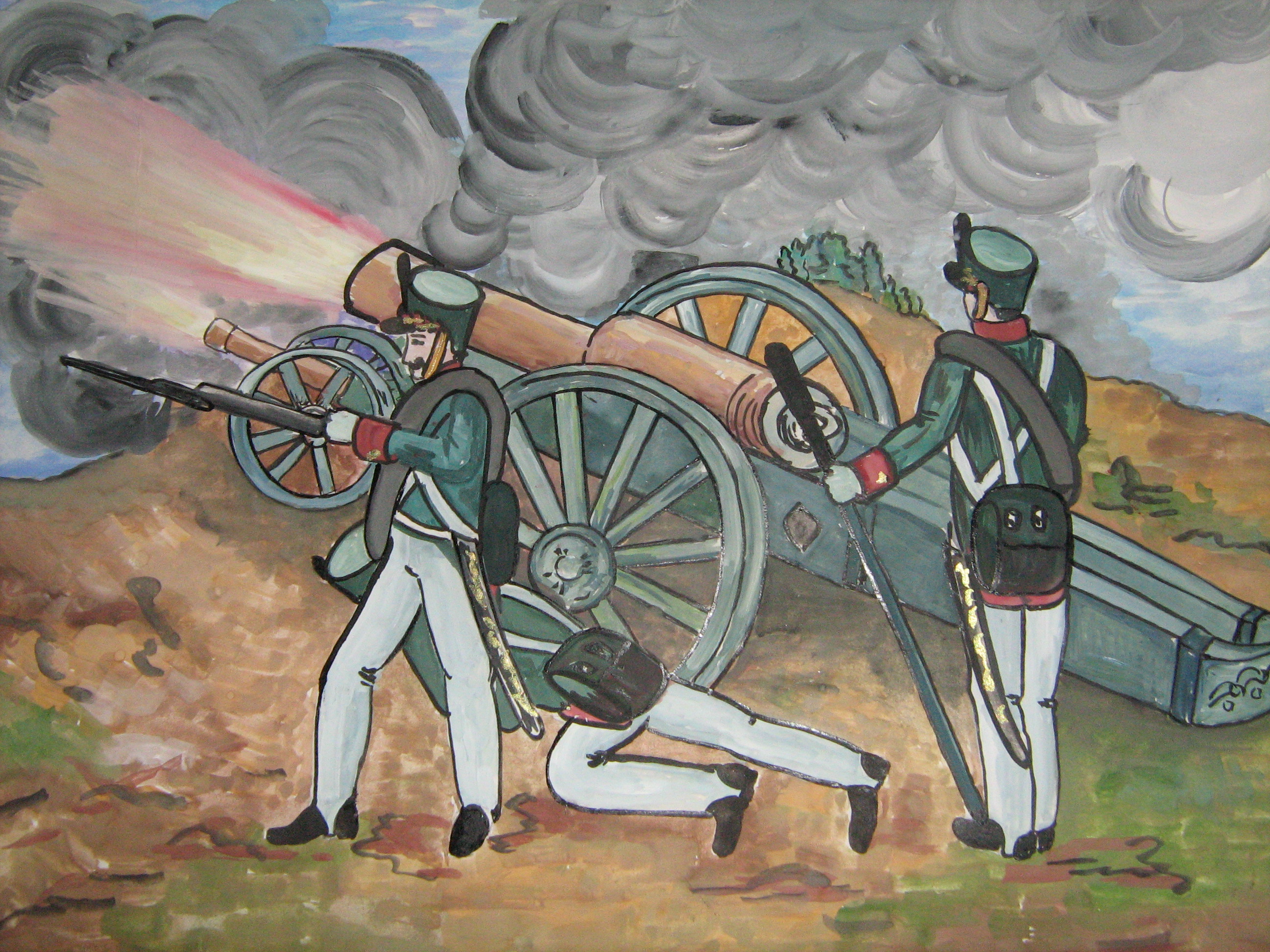 Рисунок на тему женщины войны