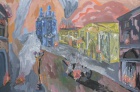 Москва спаленная пожаром