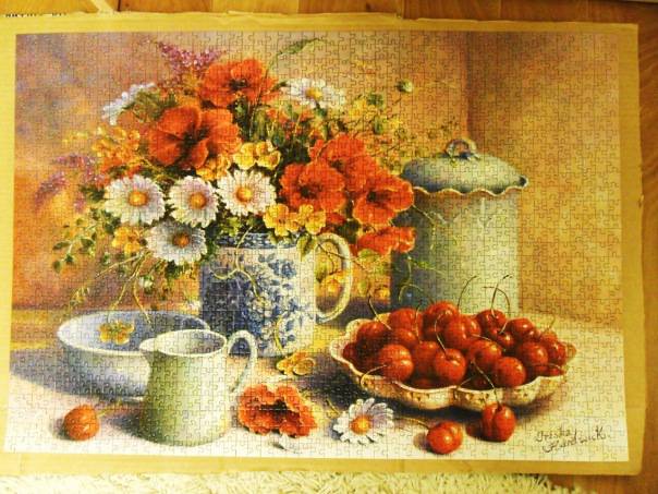 Иллюстрация 10 из 13 для Puzzle-1500. "Цветы и вишни, живопись" (C-150786) | Лабиринт - игрушки. Источник: LilyWhite