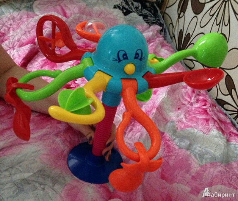 Иллюстрация 3 из 5 для Осьминог для ванной Bath Pal Octopus (25070) | Лабиринт - игрушки. Источник: minimax82