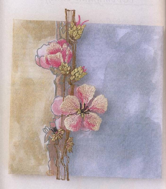 Иллюстрация 41 из 42 для Вышивка по органзе. Цветы - Гари Кларк | Лабиринт - книги. Источник: ТТ