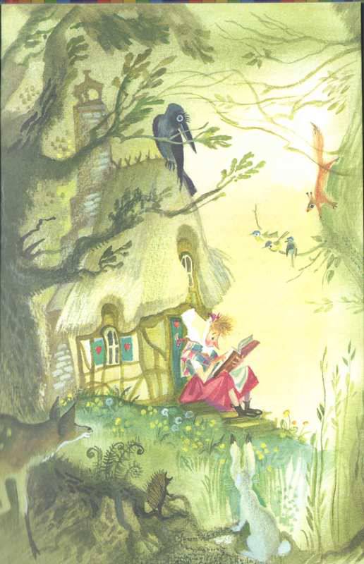 Иллюстрация 7 из 29 для Маленькая Ведьма - Отфрид Пройслер | Лабиринт - книги. Источник: Кин-дза-дза