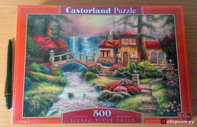 Иллюстрация 4 из 7 для Puzzle-500 "Дом у водопада" (B-52202) | Лабиринт - игрушки. Источник: suric.spb