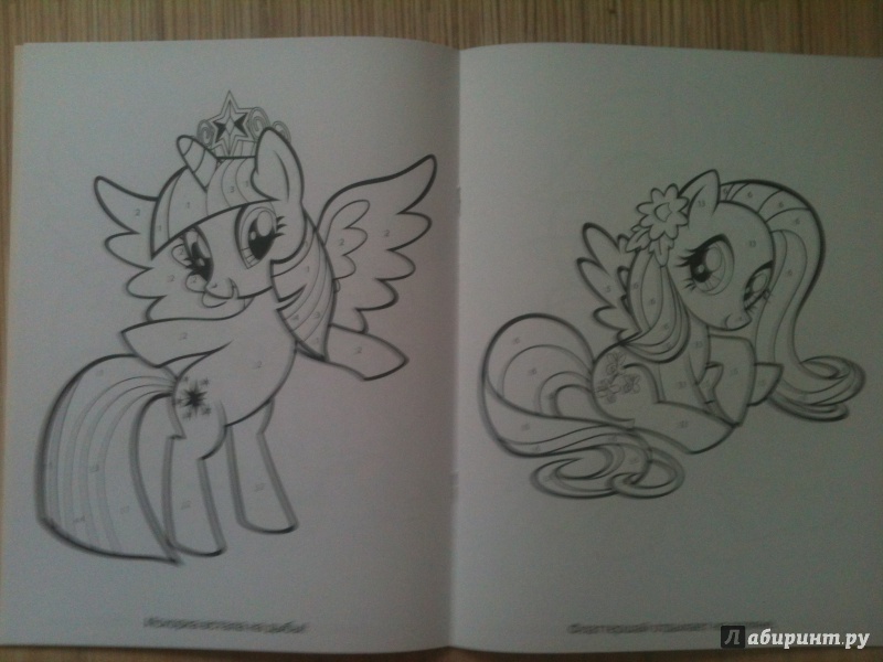Иллюстрация 3 из 20 для Мой маленький пони. Раскрась по номерам (№1504) | Лабиринт - книги. Источник: sls7