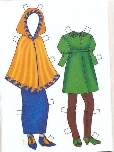 Иллюстрация 8 из 8 для Бумажная кукла: Зина | Лабиринт - книги. Источник: Крылова  Светлана Александровна