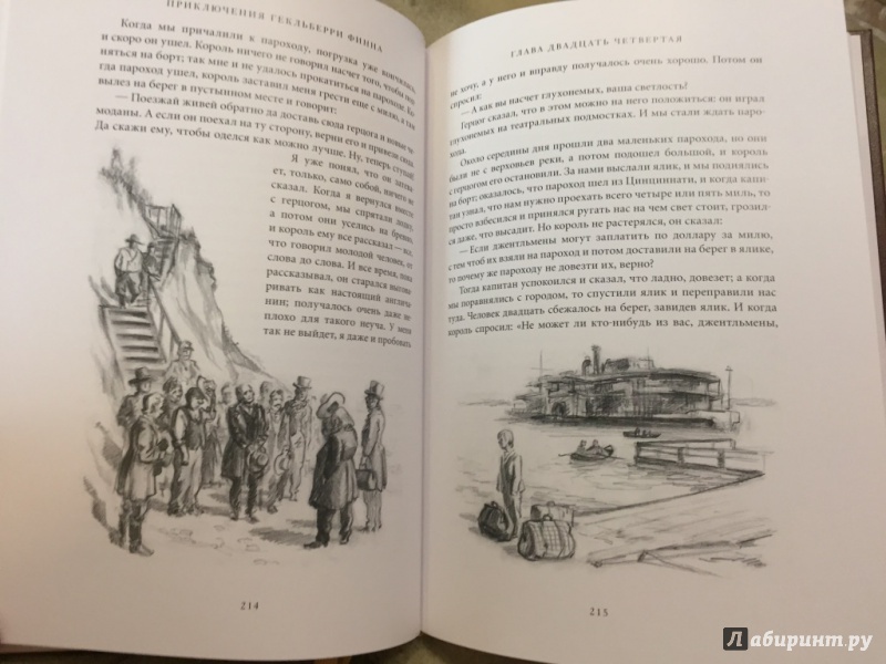 Иллюстрация 16 из 33 для Приключения Гекльберри Финна - Марк Твен | Лабиринт - книги. Источник: pavko