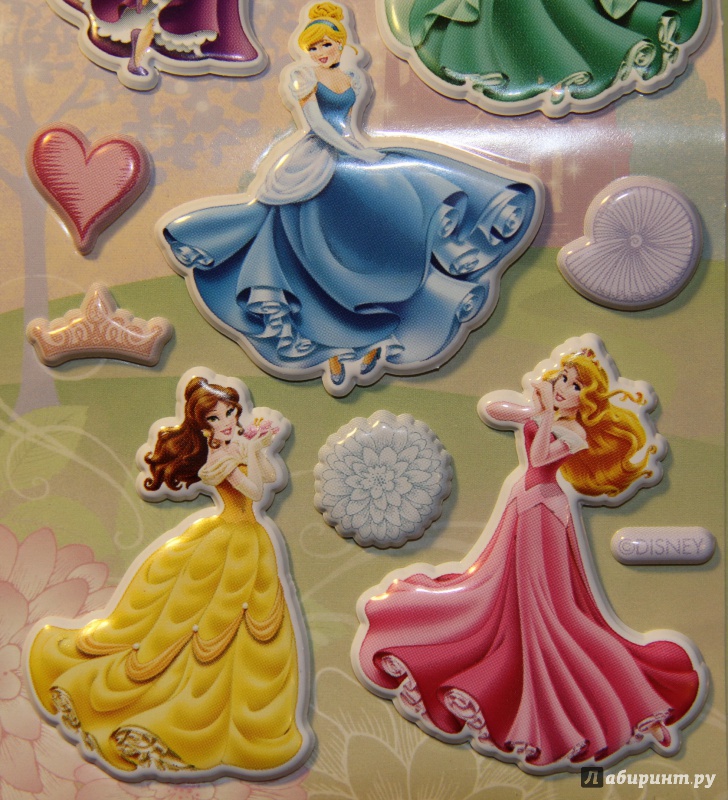 Иллюстрация 4 из 4 для Радужные наклейки "Disney. Принцессы 1" (DsW03) | Лабиринт - игрушки. Источник: Тасиа