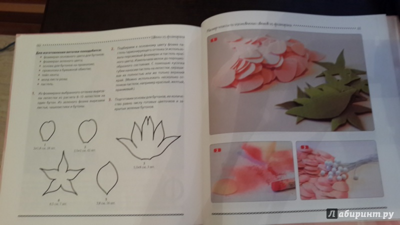 Иллюстрация 18 из 33 для Цветы из фоамирана - Алена Семенова | Лабиринт - книги. Источник: Анастасия Голубева