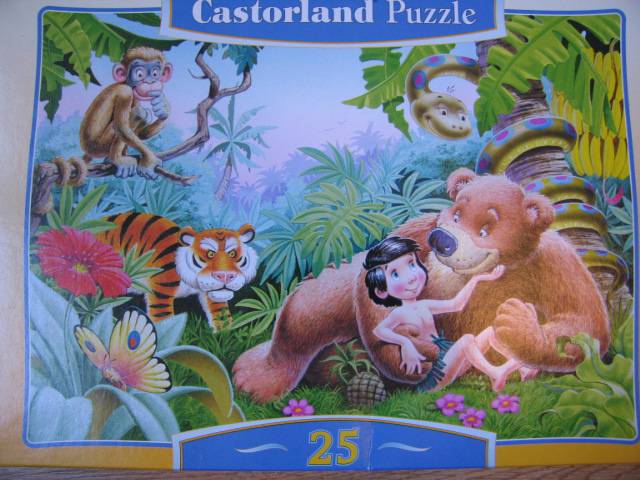Иллюстрация 6 из 9 для Puzzle-25. Книга джунглей (В-25039) | Лабиринт - игрушки. Источник: Валька  Анна
