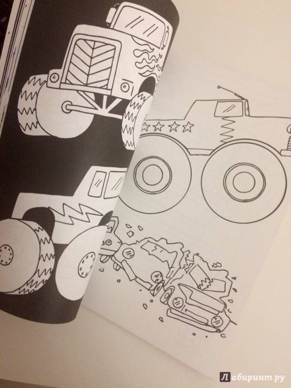 Иллюстрация 33 из 34 для Все тракторы и грузовики. Книжка-раскраска | Лабиринт - книги. Источник: Петрова  Наталья