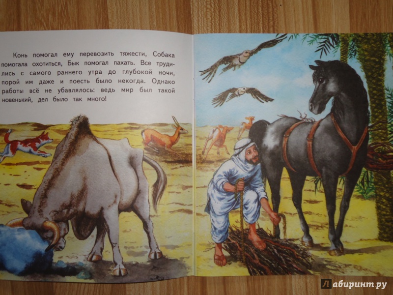 Иллюстрация 7 из 11 для Как у верблюда появился горб - Редьярд Киплинг | Лабиринт - книги. Источник: Moonlight2