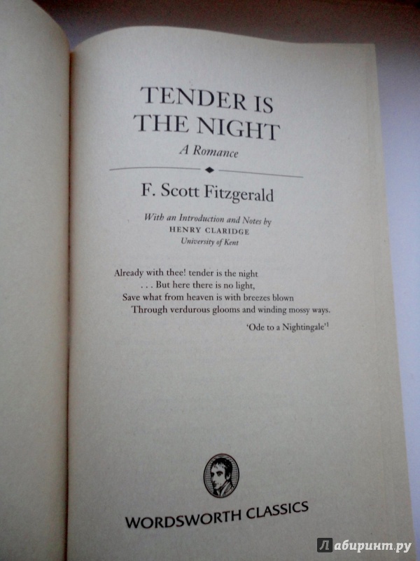 Иллюстрация 6 из 25 для Tender is the Night & The Last Tycoon - Francis Fitzgerald | Лабиринт - книги. Источник: blackbunny33