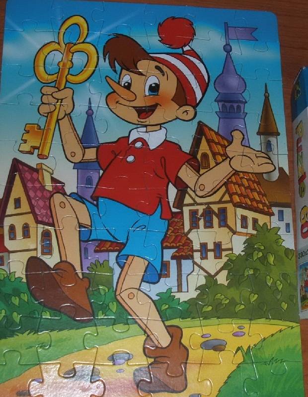 Иллюстрация 2 из 19 для Puzzle-60 "Золотой ключик" (81002) | Лабиринт - игрушки. Источник: Орлова  Екатерина