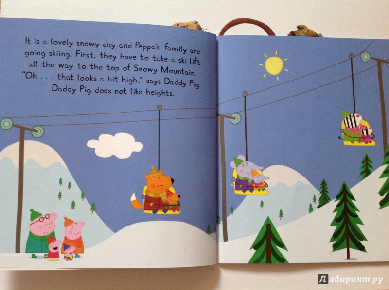 Иллюстрация 3 из 24 для Peppa Goes Skiing - Sue Nicholson | Лабиринт - книги. Источник: К  Анна