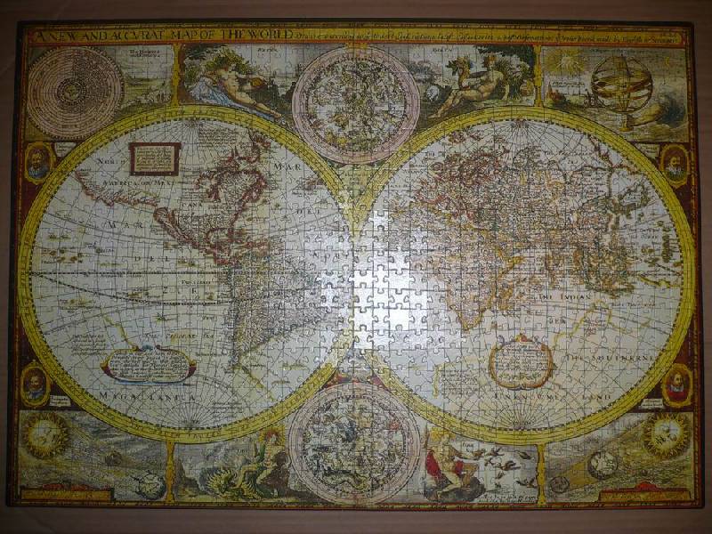 Иллюстрация 1 из 2 для Пазл-1000 элементов "Карта мира" (04183) | Лабиринт - игрушки. Источник: Лора76756465