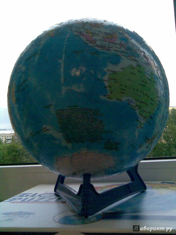 Иллюстрация 10 из 11 для Глобус-пазл "Политическая карта мира" (540 деталей) (98143) | Лабиринт - игрушки. Источник: Tanajkan