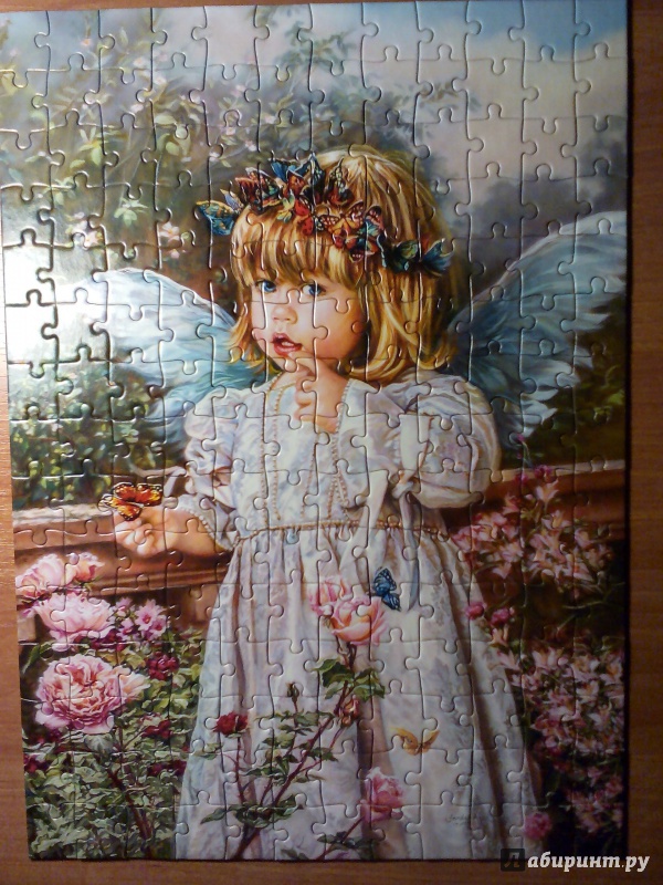 Иллюстрация 2 из 9 для Puzzle-180 "Ангел с бабочкой" (В-018208) | Лабиринт - игрушки. Источник: ladak