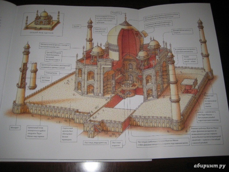 Иллюстрация 54 из 85 для Великие здания. Мировая архитектура в разрезе. От египетских пирамид до Центра Помпиду - Патрик Диллон | Лабиринт - книги. Источник: Никoль