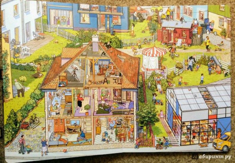 Иллюстрация 25 из 37 для Соседи (виммельбух) - Доро Гёбель | Лабиринт - книги. Источник: Natalie Leigh