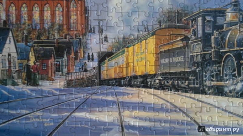 Иллюстрация 3 из 10 для Puzzle-500 "Паровоз" (B-51885) | Лабиринт - игрушки. Источник: Чудинова  Наталья Дмитриевна