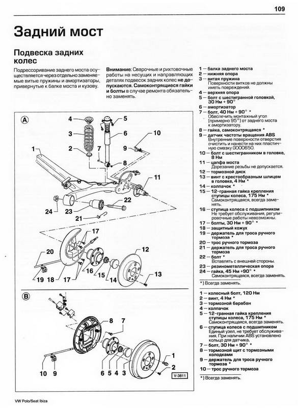 Иллюстрация 24 из 28 для VW Polo c 11/2001 Seat Ibiza/Cordova с 4/2002: Ремонт и техобслуживание - Ганс-Рюдигер Этцольд | Лабиринт - книги. Источник: Риззи