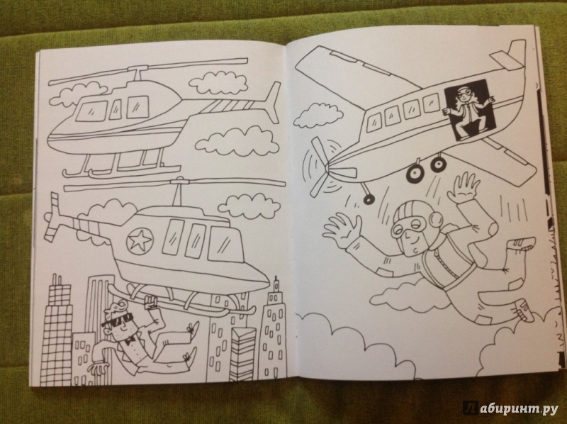 Иллюстрация 8 из 30 для Все самолеты, автомобили и поезда. Книжка-раскраска | Лабиринт - книги. Источник: Кочетова  Елизавета