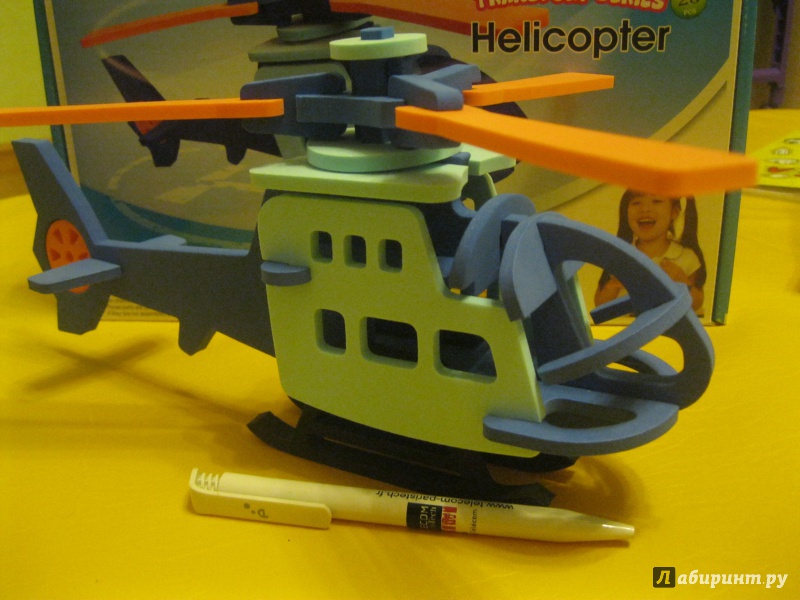 Иллюстрация 7 из 11 для Мягкий конструктор "Вертолет" (T6012) | Лабиринт - игрушки. Источник: MaMasha