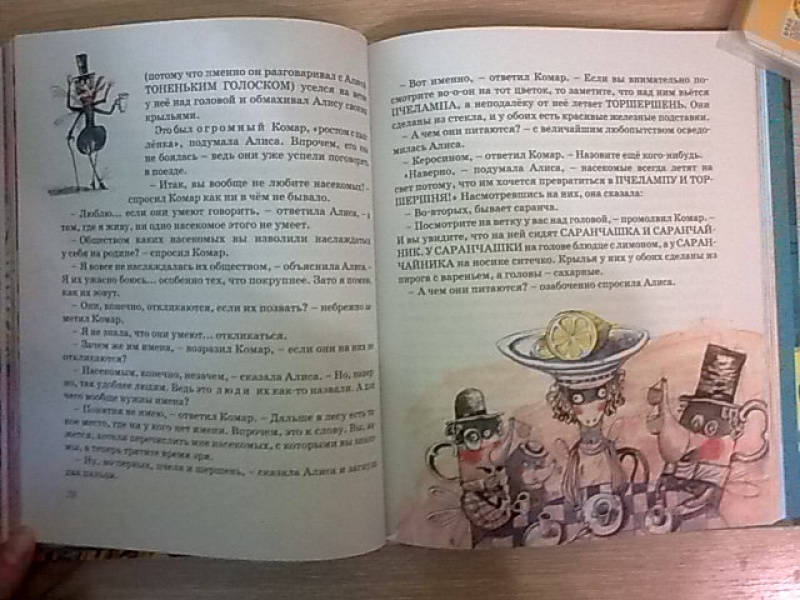 Иллюстрация 6 из 89 для Алиса в Зазеркалье - Льюис Кэрролл | Лабиринт - книги. Источник: н.в.а.