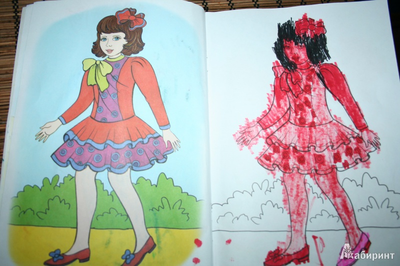 Иллюстрация 6 из 6 для Раскраска: Кукла Вика | Лабиринт - книги. Источник: Торос  Анна Ивановна